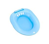 Oshhni Asiento de inodoro para ancianos para mujeres Lavabo de baño de asiento Evitar sentadillas Bidé Baño de cadera Durable Se adapta a inodoros estándar y, Azul