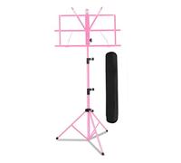 Oshhni Atril para Partituras, Soporte para, Atril para Libros, Altura Ajustable para Interpretación Instrumental, Rosa