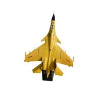 Oshhni Avión de a Escala 1/100 con Soporte de exhibición, Juguete Infantil Muy detallado, Ideal para el hogar, el Dormitorio, Sala de Estar y, Amarillo