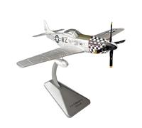 Oshhni Avión de P- Réplica a Escala 1/72 Fundido en Metal Coleccionable Ornamento de Mesa para Aficionados Aviación Colección 13.8cmx15.7cm