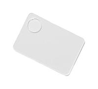 Oshhni Bandeja para paleta de maquillaje, bandeja para mezclar maquillaje, herramienta de sombras fácil de usar, pigmento versátil, paleta de mezcla de base, Rectángulo 10cmx15cm