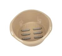 Oshhni Bañera de bañera de pie de invierno baño en espesor con puntos de masaje múltiples usos múltiples lavavajillas de lavado de pies bañera para mujeres, Amarillo