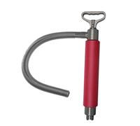 Oshhni Bomba de Achique Manual, Desagüe de Achique Manual de Emergencia Portátil con, Accesorio Flotante para Bombas Manuales de Kayak, Rojo