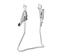 Oshhni Caballete de Bicicleta, Caballete Doble para Bicicleta, Soporte de estacionamiento metálico, Trasero para Bicicleta para Adultos, for 24 Inch