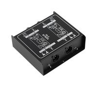 Oshhni Caja pasiva DI, unidad, caja de audio de inyección de para ingenieros de audio, Doble