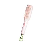 Oshhni Cepillo de pelo autolimpiante, cepillo para desenredar el cabello, herramienta de peinado, peine portátil, cepillo de peluquería para cabello corto, Rosa