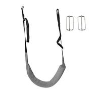 Oshhni Cinturón de tracción lumbar Dispositivo de tracción lumbar Camilla de espalda ajustable Cinturón retractor lumbar cómodo para la parte baja de la, con Hebilla Gris