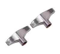 Oshhni Clave de sintonización de batería de 2 piezas, sintonizador de tambor, herramienta de mano de llave de tambor práctica estable para accesorios de, Cabezal de Tornillo