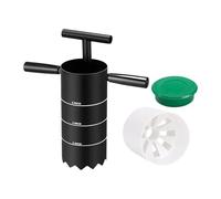 Oshhni Cortador de hoyos portátil para golf, excavador de hoyos, estándar USGA con marcas y mango desmontable, para practicar putting en playa, 6 Inch Multi Hole