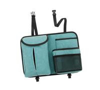 Oshhni COTO ORGANIZADOR DEL SEATO DEL ASIENTO TIERRA de UNIVERSAL con 3 bolsillos de almacenamiento Mantenga la bolsa de almacenamiento para el, Azul