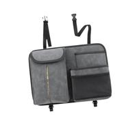Oshhni COTO ORGANIZADOR DEL SEATO DEL ASIENTO TIERRA de UNIVERSAL con 3 bolsillos de almacenamiento Mantenga la bolsa de almacenamiento para el, Gris