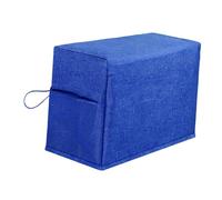 Oshhni Cubierta de La Máquina de Coser con Organizador de Suministros de Bordado de Bolsillo de Almacenamiento para Marcadores, Herramienta de Coser, Tijeras, Azul, Individual