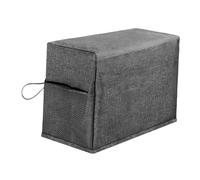 Oshhni Cubierta de La Máquina de Coser con Organizador de Suministros de Bordado de Bolsillo de Almacenamiento para Marcadores, Herramienta de Coser, Tijeras, Gris, Individual