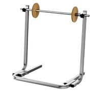 Oshhni Dispensador de rollos de plástico de burbujas, soporte manual de plástico de burbujas, de acero galvanizado, de pie para vendedores de comercio, para Película de 30