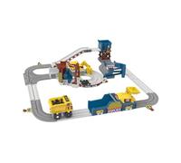 Oshhni Engineering Pista de Tren de Construcción Eléctrica con Aventura para Niños Mejora Destreza y Creatividad Manual Adecuado para Regalos Decoración