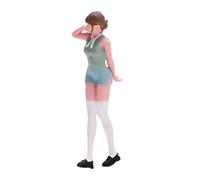 Oshhni Figura Miniatura Chica 1/64 Figura Femenina Realista Modelo Coleccionable de Resina con Detalles Pintados a Mano para Escenas Trenes Jardines en