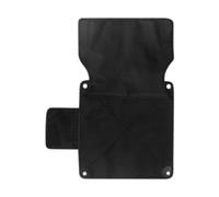 Oshhni Funda de Tela de Repuesto para Silla Plegable, Transpirable, con Bolsillo Lateral para Patio, Barbacoa y Playa, Negro 39x39cm