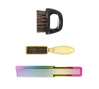 Oshhni Juego de Peines de Peluquero, Prácticos Kits de Peines de Peluquería Multifunción, Peine Plano, Juego de Peines de Corte para Cabello, Degradado de color