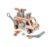 Oshhni Juego Herramientas para niños, Juguete Educativo Aprendizaje, Regalo Viaje, Banco Herramientas Madera, Juguete construcción para, Ambulancia