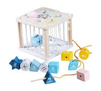 Oshhni Juguete de de madera apilable sensorial educativo para padres e hijos clasificación interactiva juguete de rompecabezas de desarrollo para