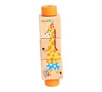 Oshhni Juguete Giratorio para desarrollar estratégico, Rompecabezas Educativo, Bloques giratorios para niños y niñas de 18 Meses o más, Tipos de Animales