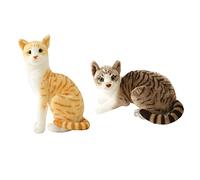 Oshhni Juguetes de Peluche Almohada Larga Gato Muñeco Dormir Cojín Abrazar PP Suave Adecuado para Niños Niñas Adolescentes Adultos Regalo Decoración