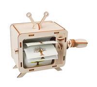 Oshhni Kit de Modelo de máquina de animación con manivela para, Proyecto de construcción en Madera, Regalo, Manualidades, Experimento científico,