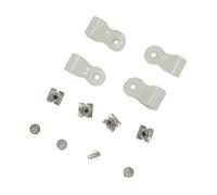 Oshhni Kit de Reparación de Casco de Rugby con Tornillo Y Clip para Casco de Fútbol Americano para Hockey sobre Hielo