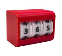 Oshhni Life Counter Dispositivo de Cuenta Regresiva para Mesa Recordatorio Digital de Estudio Calendario de Hábitos y Planificador Diario Material PP, Rojo