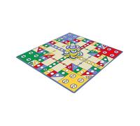 Oshhni Mat de ajedrez que se arrastra con ajedrez Flying Chess Playmat Entertainment Game Game Game Game Alfombra para niños Regalos, Eva