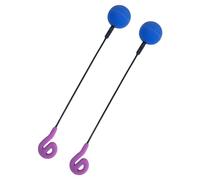 Oshhni Mazo de Gong de fricción, mazo resonante, palo de percusión acústica, mazo de sonido de ballenas para jugadores increíbles de Yoga, 2 piezas