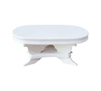 Oshhni Mesa de centro para casa de muñecas a escala 1/12, mesa auxiliar para casa de muñecas, muebles simulados, adorno decorativo, de té, minimuebles para