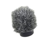 Oshhni Micrófono Furry Windscreen MicJammer Profesional liviano Fácil de usar Cubierta de micrófono de pantalla de viento para uso al aire libre, 5cm