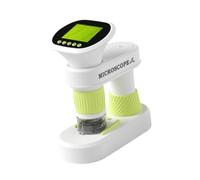 Oshhni Microscopio Infantil Portátil de Bolsillo, Juguete Educativo para Experimentos Científicos, Ideal para Niños a Partir de 3 años, Blanco