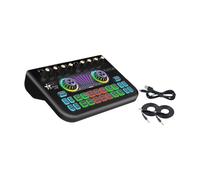 Oshhni Mini Tablero Mezclador de Sonido, Dispositivo Cambiador de Voz, Profesional, Tarjeta de Sonido, Transmisión Web, Tarjeta de Sonido para Juegos, Negro