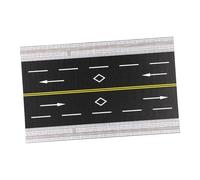 Oshhni Modelo de Carretera pavimentada en Miniatura a Escala 1/64, Adorno Artesanal, de Ciudad en Miniatura simulada para proyectos de Bricolaje, Derecho