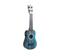 Oshhni Niños Ukulele Toy Four String Guitar Guitar Portable Preschool Learning Instrumento musical de guitarra pequeña para niños principiantes de más de 3, Azul