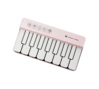 Oshhni Piano de bolsillo ligero, órgano electrónico fácil de usar, Piano de juguete para niños, teclado, Juguete Musical para bebé para cumpleaños, Acción de, Rosa