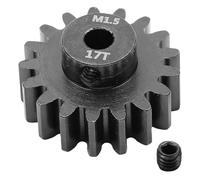 Oshhni Piñón del Sector de dirección Módulo 1,5 Profesional Reemplazo Robusto Fácil de Instalar Pieza de actualización Accesorios de fijación, 17t