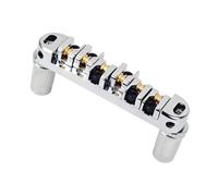 Oshhni Puente de guitarra eléctrico de rodillo Alta estabilidad Aumento de la estabilidad de sintonización para piezas de guitarra eléctrica Diy, Plata