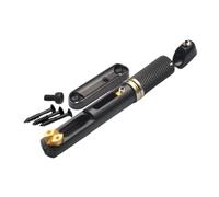 Oshhni Puente de guitarra sin cabeza de guitarra dividido puente cola de puente conveniente accesorios de puentes de guitarra para accesorios de guitarra, Negro