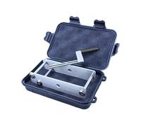 Oshhni Rodillo de Acero Inoxidable para Vendaje Manual, Herramienta de rebobinado rápido, Accesorio de Mano para Karate, Taekwondo, Muay Thai, Caja de Plástico