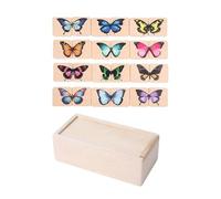 Oshhni Rompecabezas de Madera con reconocimiento de Colores y Caja de Almacenamiento, Juguetes de Madera para Aprendizaje temprano para niños de 3 a 5 años.