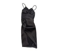 Oshhni Ropa Femenina a Escala 1/6, Vestido de Fiesta de Noche para Club Nocturno, Cuello en V Profundo, Traje de muñeca de Cosplay Elegante para Figura de, Negro