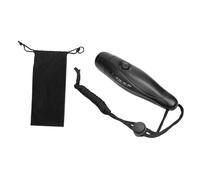 Oshhni Silbato electrónico con cordón, Silbato Deportivo portátil de Volumen para árbitros, Profesores, Entrenadores y adiestramiento canino, Negro