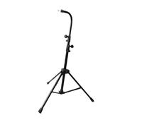 Oshhni Soporte de trípode para carillones de barra, instrumento de percusión musical, trípode de carillón de viento de una sola fila plegable resistente para