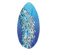 Oshhni Tabla de de Madera Skimboard, Juguete Deslizante para Playa, Tabla de de 30 Pulgadas, de para niños, niñas y Adolescentes, Universal, Ola