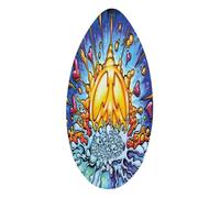 Oshhni Tabla de de Madera Skimboard, Juguete Deslizante para Playa, Tabla de de 30 Pulgadas, de para niños, niñas y Adolescentes, Universal, Energía