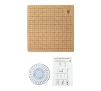 Oshhni Tablero y Pines de macramé, Tablero de macramé con Cuentas, tapetes de Bloqueo de medición de Ganchillo de Madera, Tablero de Proyecto de macramé, 30 CENTIMETROS