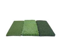 Oshhni Tapete de práctica de Golf, Plegable, 3 en 1, para bateo, Chipping y conducción, Ayuda de Entrenamiento, Almohadilla de césped PP para Fiestas en el, Sin Accesorios